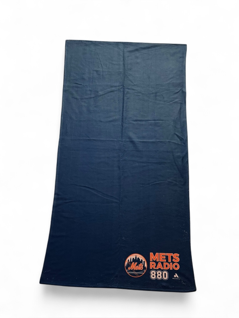NY Mets Radio 880 Navy Blue Beach Towel NEW